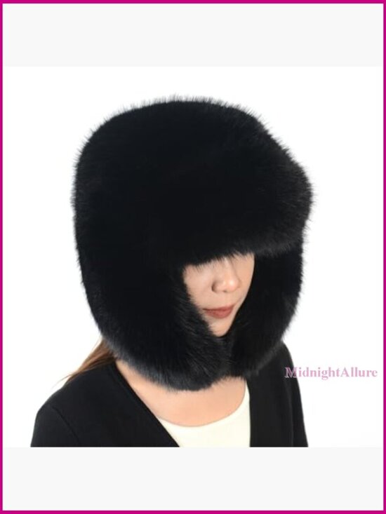 Faux Fur Trapper Hat with Earmuffs for Winter Warmth main image 4